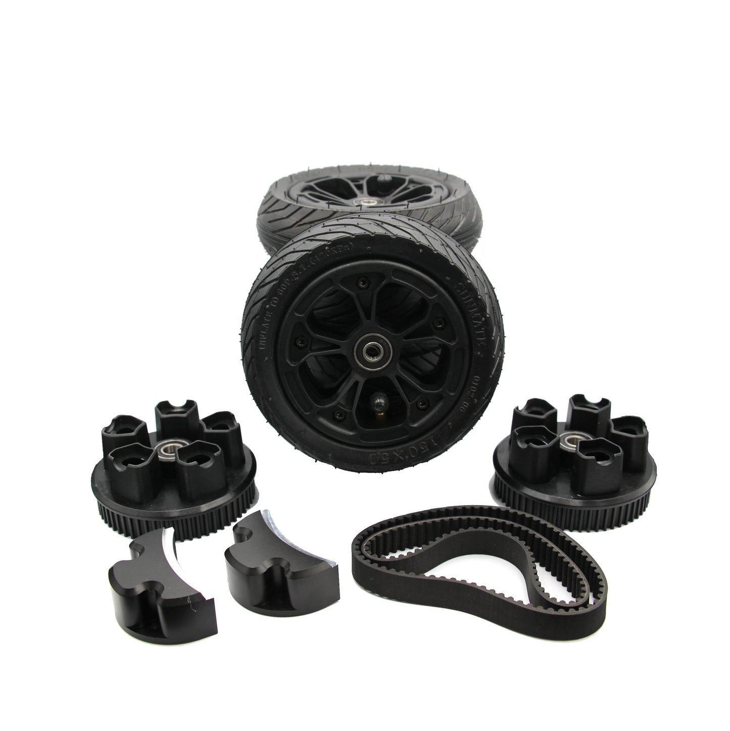 Roues Pneumatiques Tout-Terrain pour Skateboard Électrique ONSRA BLACK Carve
